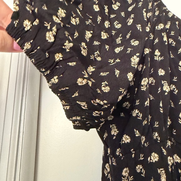 And Now This Black Floral Midi Dress - Plus Size 2X - Picture 9 of 10